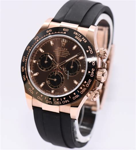 rolex daytona rosegold kautschuk|Rolex Daytona Rose Gold .